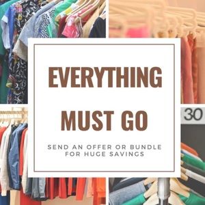 Everything MUST GO!